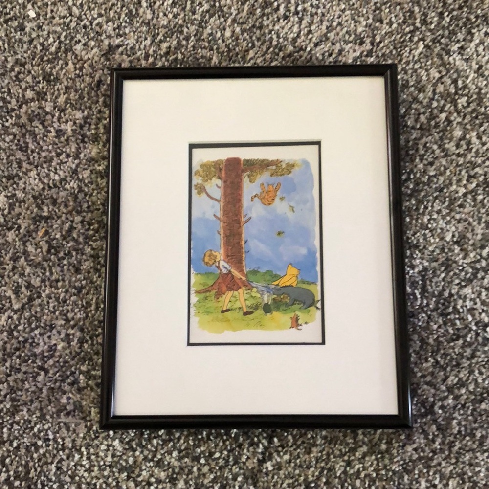 Winnie the Pooh framed print